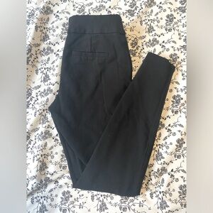 Black Professional Skinny Leg Pants
